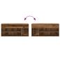 Preview: Schuhbank Altholz-Optik 102x30,5x45 cm Holzwerkstoff