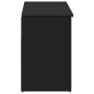 Preview: Schuhbank Schwarz 102x30,5x45 cm Holzwerkstoff