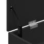 Preview: Schuhbank Schwarz 102x30,5x45 cm Holzwerkstoff