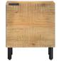 Preview: Nachttische 2 Stk. Braun 40x33x46 cm Massivholz Mango