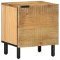 Preview: Nachttische 2 Stk. Braun 40x33x46 cm Massivholz Mango