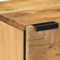 Preview: Nachttische 2 Stk. Braun 40x33x46 cm Massivholz Mango