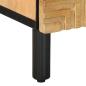 Preview: Nachttische 2 Stk. Braun 40x33x46 cm Massivholz Mango
