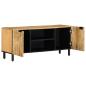 Preview: TV-Schrank Braun 105x33x46 cm Massivholz Mango