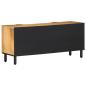 Preview: TV-Schrank Braun 105x33x46 cm Massivholz Mango