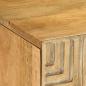 Preview: TV-Schrank Braun 105x33x46 cm Massivholz Mango