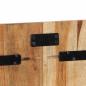 Preview: Kopfteil 120 cm Massivholz Akazie