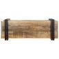 Preview: Wandregal 90x33x45 cm Raues Massivholz Mango