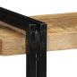 Preview: Wandregal 90x33x45 cm Raues Massivholz Mango