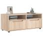 Preview: ARDEBO.de - TV-Schrank VISNES Sonoma-Eiche 100x40x38 cm Holzwerkstoff