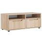 Preview: TV-Schrank VISNES Sonoma-Eiche 100x40x38 cm Holzwerkstoff