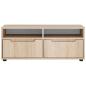 Preview: TV-Schrank VISNES Sonoma-Eiche 100x40x38 cm Holzwerkstoff