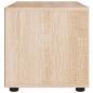 Preview: TV-Schrank VISNES Sonoma-Eiche 100x40x38 cm Holzwerkstoff