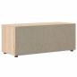 Preview: TV-Schrank VISNES Sonoma-Eiche 100x40x38 cm Holzwerkstoff