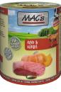 Preview: MACs Dog Rind & Kürbis 400g (Menge: 6 je Bestelleinheit)