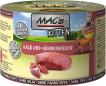 Preview: MACs Cat Kitten Kalb & Hühnerherzen 200g (Menge: 6 je Bestelleinheit)