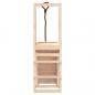 Preview: Spielturm mit Kletterwand Massivholz Kiefer