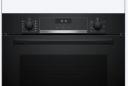 Preview: Bosch HBD635CS64 EEK: A+ Einbau-Backofen-Set mit Induktionskochfeld (HBG537BB3 + PIF645BB5E), 60 cm breit, 71 L, 3D-Heißluft, Eco Clean Direct, Versenkknebel, Kindersicherung, Rahmen aufliegend, schwarz