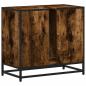 Preview: Waschbeckenunterschrank Räuchereiche 65x33x60 cm Holzwerkstoff