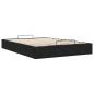 Preview: Ottoman-Bett ohne Matratze Schwarz 140x190 cm Samt