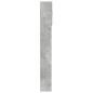 Preview: Waschmaschinenschrank Betongrau 64x24x190 cm Holzwerkstoff