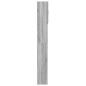 Preview: Waschmaschinenschrank Grau Sonoma 64x24x190 cm Holzwerkstoff