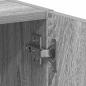 Preview: Waschmaschinenschrank Grau Sonoma 64x24x190 cm Holzwerkstoff