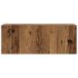 Preview: 5-tlg. TV-Schrank-Set Wandmontage Altholz-Optik Holzwerkstoff