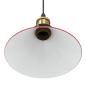 Preview: ARDEBO.de - Pendelleuchte Höhenverstellbar E27 Rot Glänzend Ø 22 cm Metall