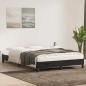 Preview: Bettgestell ohne Matratze Schwarz 140x220 cm Samt