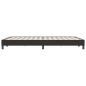 Preview: Bettgestell ohne Matratze Schwarz 140x220 cm Samt