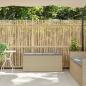 Preview: Gartenbank mit Kissen Beige 110x40x44 cm Poly Rattan