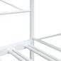 Preview: Tagesbett Ausziehbar ohne Matratze Weiß 100x200 cm Stahl