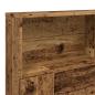 Preview: Kopfteil mit Stauraum Altholz-Optik 160x19x103,5 cm