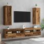 Preview: TV-Schränke 2 Stk. Altholz-Optik 30,5x30x90 cm Holzwerkstoff