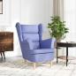 Preview: Sessel Jeansblau 74x84x100 cm Stoff