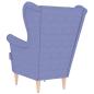 Preview: Sessel Jeansblau 74x84x100 cm Stoff