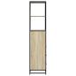 Preview: Badschrank Sonoma-Eiche 35x37,5x166 cm Holzwerkstoff