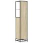 Preview: Badschrank Sonoma-Eiche 35x37,5x166 cm Holzwerkstoff
