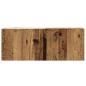Preview: 8-tlg. TV-Schrank-Set Wandmontage Altholz-Optik Holzwerkstoff