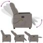 Preview: Massagesessel Taupe Stoff