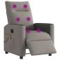 Preview: Massagesessel Elektrisch Taupe Stoff
