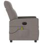 Preview: Massagesessel Elektrisch Taupe Stoff