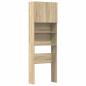Preview: Waschmaschinenregal Sonoma-Eiche 64x24x190 cm Holzwerkstoff