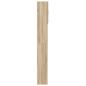 Preview: Waschmaschinenregal Sonoma-Eiche 64x24x190 cm Holzwerkstoff