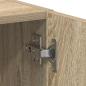 Preview: Waschmaschinenregal Sonoma-Eiche 64x24x190 cm Holzwerkstoff
