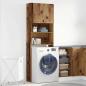 Preview: Waschmaschinenschrank Altholz-Optik 64x24x190 cm Holzwerkstoff