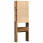 Preview: Waschmaschinenschrank Altholz-Optik 64x24x190 cm Holzwerkstoff