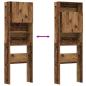 Preview: Waschmaschinenschrank Altholz-Optik 64x24x190 cm Holzwerkstoff