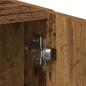 Preview: Waschmaschinenschrank Altholz-Optik 64x24x190 cm Holzwerkstoff